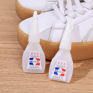 Professional 8g fast-drying 502 cyanoacrylate instant adhesive glue for shoe repair and office use