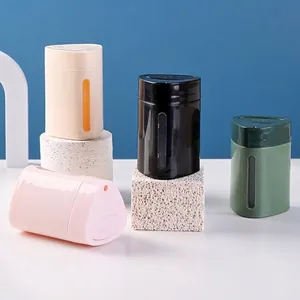 Automatic Press Toothpick Holder Luxury PP Plastic Pop Up Toothpick Dispenser With Visual Window For Home Restaurant