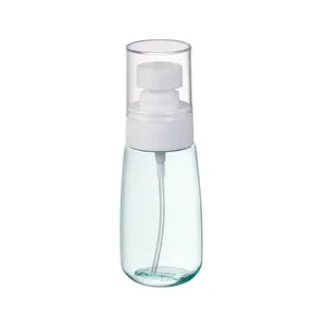 Tragbare 60ml transparente Sprühflasche für Reisen und die tägliche Hautpflege