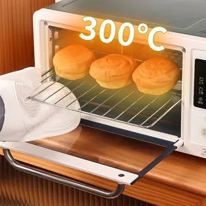Gant de cuisine en silicone résistant à la chaleur, protection jusqu'à 300°C pour le four.