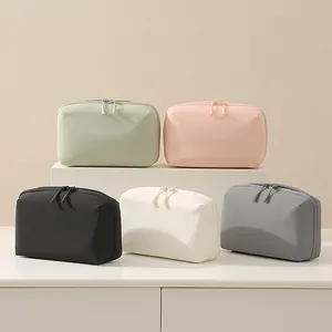 Large capacity Taslan travel organizer bags in pastel colors with waterproof fabric