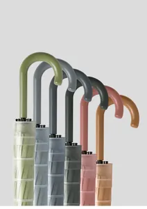 Selection of vibrant colors for high-quality 16-rib long handle automatic umbrellas
