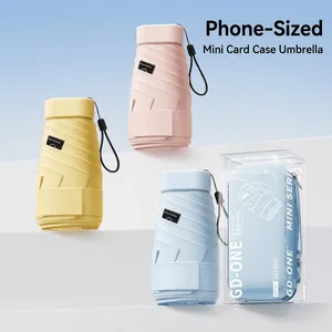 Ultra-light mini portable sun umbrella with UV protection in multiple colors