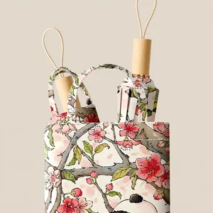 New Chinese style umbrella case handbag with floral panda pattern