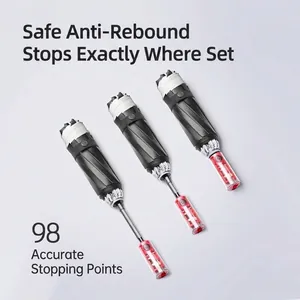 Automatic anti-rebound safety folding umbrella with 98 retraction points for sun and rain