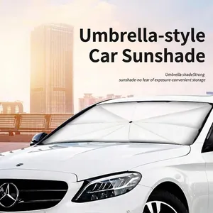 Sombrilla plegable para coche para protección solar y aislamiento del calor