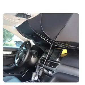 Paraguas parasol plegable para coche, protección solar y aislamiento térmico efectivo