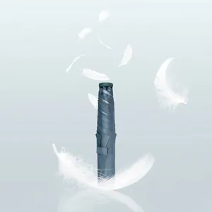 Ultra-lightweight 113g compact portable pencil umbrella for sun and rain protection