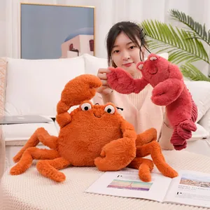 Adorables peluches de langosta y cangrejo para niños y regalos de decoración de hogar