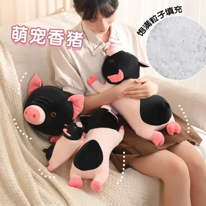 Adorable mini pig plush toy soft stuffed animal piglet doll as a comfortable sleeping pillow
