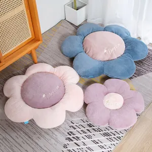 Cojines decorativos de peluche de girasol en varios colores para sillas o el suelo