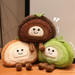 Peluche de Rollo Suizo de Simulación Juguete Creativo con Forma de Postre Animal de Peluche Decorativo Muñeca Suave Cojín de Comida