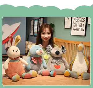 Set of cute rabbit, bear, and koala plush toys for kids gift