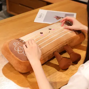 Cute traditional Chinese Guzheng musical instrument plush pillow for music lovers