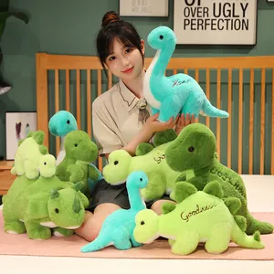 Set de peluches de dinosaurios de dibujos animados suaves para regalos de cumpleaños
