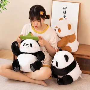 Adorable giant panda plush toy stuffed animal doll for children and home decoration gifts