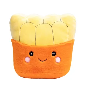 Creative large French fries plush toy pillow for home and restaurant decoration