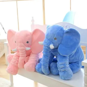 Adorable soft plush elephant stuffed animal pillow toy for babies and children's room