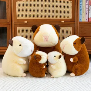 Soft plush guinea pig stuffed animals in different sizes for home decoration and gifts
