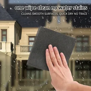 Microfiber magic cleaning cloth for streak-free glass and mirror cleaning