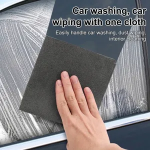 Multipurpose magic cleaning cloth for car windows and glass with a streak-free finish