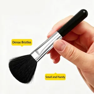Handheld anti-static dust cleaning brush for laptop keyboards and computer motherboards