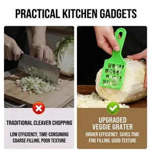 Râpe à légumes manuelle pour chou et radis, outil de cuisine efficace pour boulettes