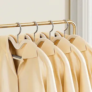 Premium antislip naadloze brede schouder kledinghangers voor zware jassen en truien