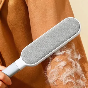 Double Sided Static Hair Removal Brush Portable Lint Remover For Clothes Cashmere Wool Coat Dust Fur Cleaning Tool Brush