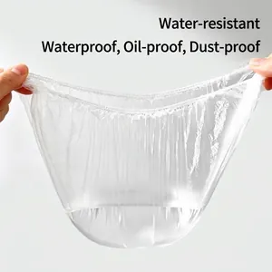Hochwertige Einweg-Duschhaube aus wasserdichtem Kunststoff für den Schutz der Haare