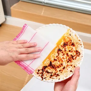Thick oil-resistant microfiber kitchen dishcloth for easy cleaning and high absorption