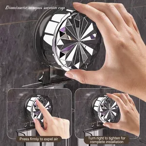 Wall-mounted transparent tissue storage box with strong vacuum suction cup