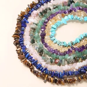 Natuurlijke kristallen chip kralen assortiment voor handgemaakte DIY sieraden maken