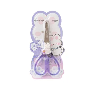 Forbici di sicurezza con coniglio per bambini con punte arrotondate per lavoretti