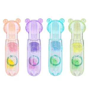 Cute bear-shaped gradient adhesive dot glue pen for scrapbooking and DIY journals