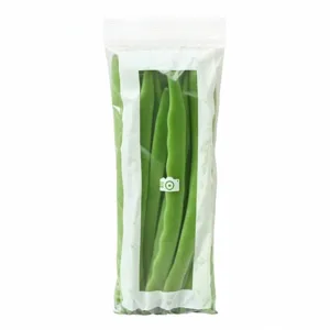 Long food-grade thickened double-ribbed self-sealing bag for vegetable refrigerator storage