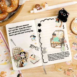 Simpatici adesivi con animali per diario e decorazione di planner per scrapbooking