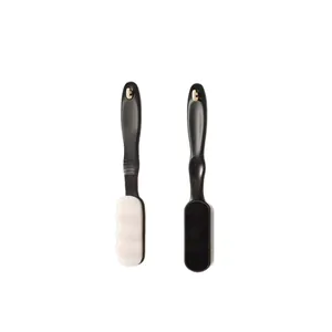 Nano soft bristle shoe cleaning brush with ergonomic long handle, ultra-soft set