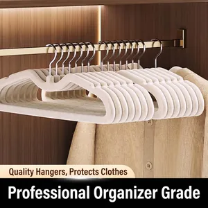 Rutschfeste Beflockung Kleiderbügel Kurzer Hals Platzsparende Samtbügel Für Zuhause Kleiderschrank Organisation Professionelle Organizer Wahl