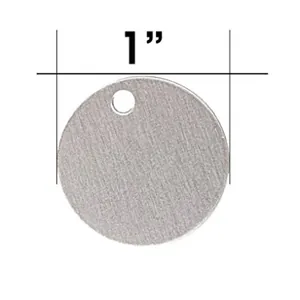 Titanium Stainless Steel Blank Pendant DIY Engraving Heart Round Square Dog Tag Pet ID Tag Fashion Jewelry Finding