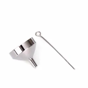 Mini stainless steel filling funnel and needle kit for cremation jewelry ash pendant