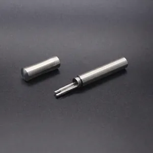 Exquisite portable titanium alloy toothpick holder with metal toothpicks for travel