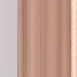Detailed macro view of the rose gold non-slip hanger surface showing fine vertical textures