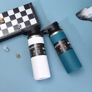 Modern 304 stainless steel vacuum insulated water bottle for outdoor sports and travel