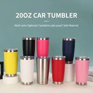 304 Edelstahl Vakuumisolierter Reisebecher Pulverbeschichtet Tragbarer Autobecher Für Büro Zuhause Outdoor Sport Kaffeebecher
