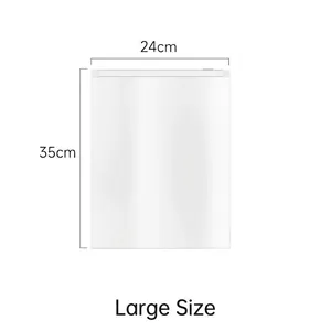 Waterproof frosted travel storage bag in large size measuring 24x35cm for suitcase