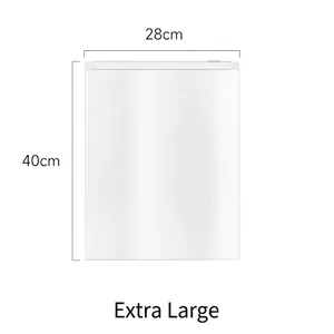 Extra large frosted travel storage seal bag for clothes and baby items, 28x40cm