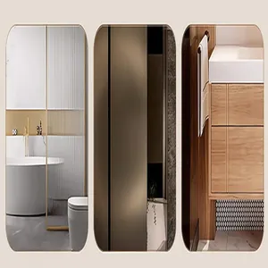 Modern bathroom interior design featuring wooden cabinets and minimalist bathtub scenes