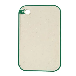 Durable anti-slip plastic cutting board with hanging hole for kitchen fruit preparation