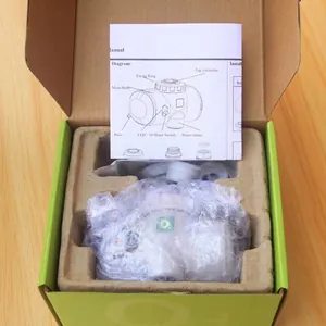 Ozone generator faucet accessory inside packaging box with English manual guide